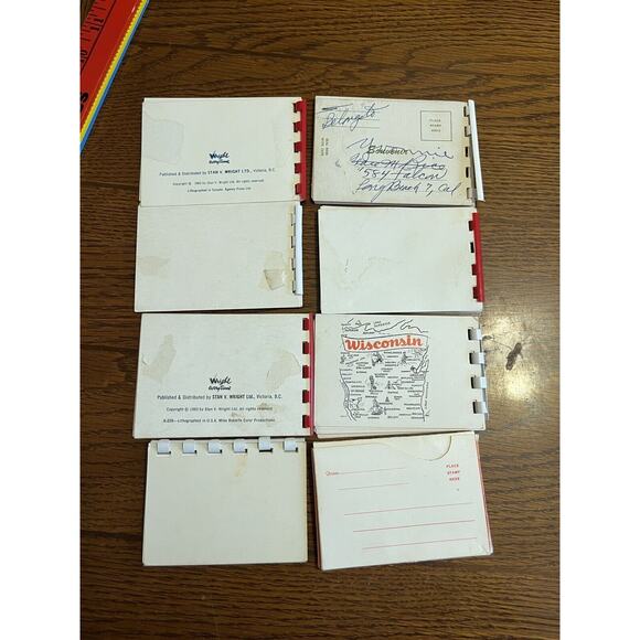 Vintage Lot Of 8 Miniature Views Souvenir Booklets Canada California West Point - Picture 3 of 10